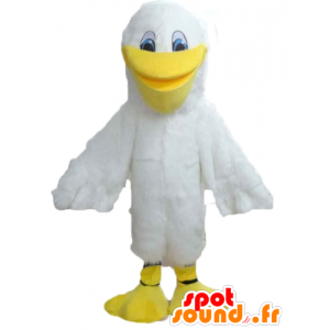 Mascot Gull, bílý a žlutý racek - MASFR22724 - Maskoti oceánu