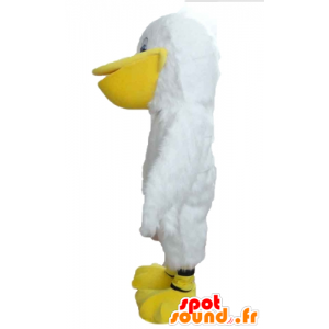 Mascot Gaviota, Gaviota blanco y amarillo - MASFR22724 - Mascotas del océano