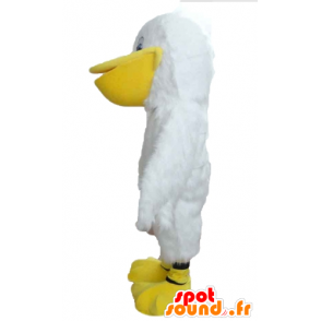 Mascot Gull, bílý a žlutý racek - MASFR22724 - Maskoti oceánu