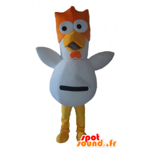 White Bird mascot, orange...