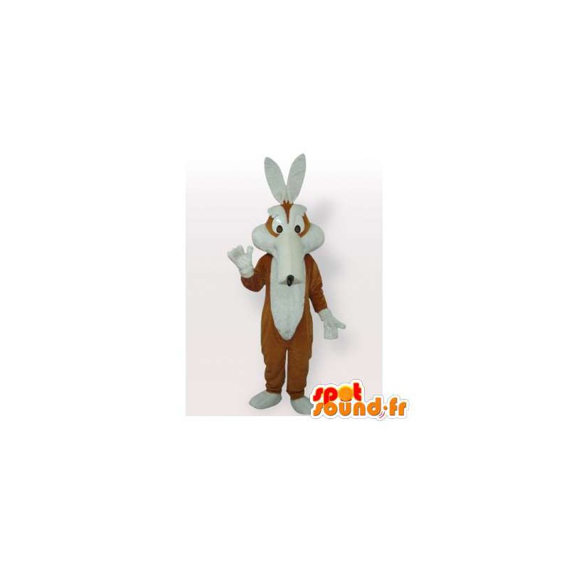 Coyote mascote dos desenhos animados Road Runner e Coyote - MASFR006524 - Celebridades Mascotes