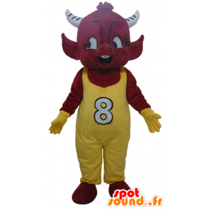 Devil mascot, red devil,...