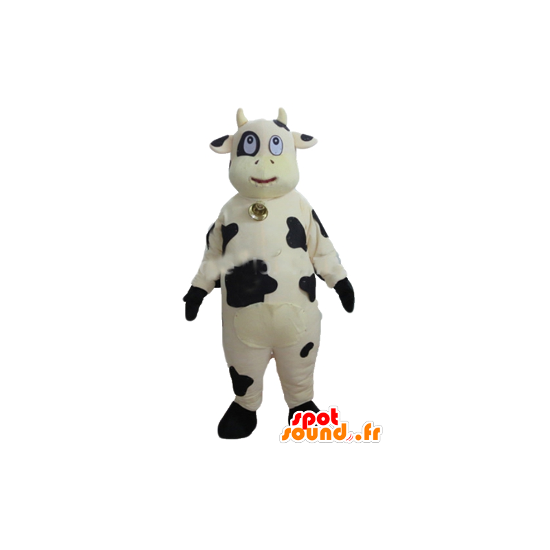 Maskot vit och svart ko, jätte - Spotsound maskot Maskot vit och svart ko, jätte - Spotsound maskot