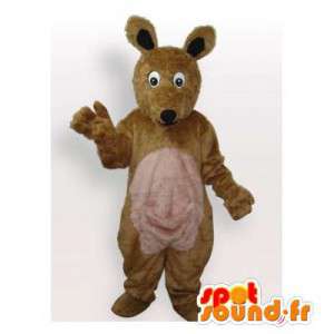 Mascot braune Ratte. Kostüm Ratte - MASFR006527 - Haustiere Haustiere