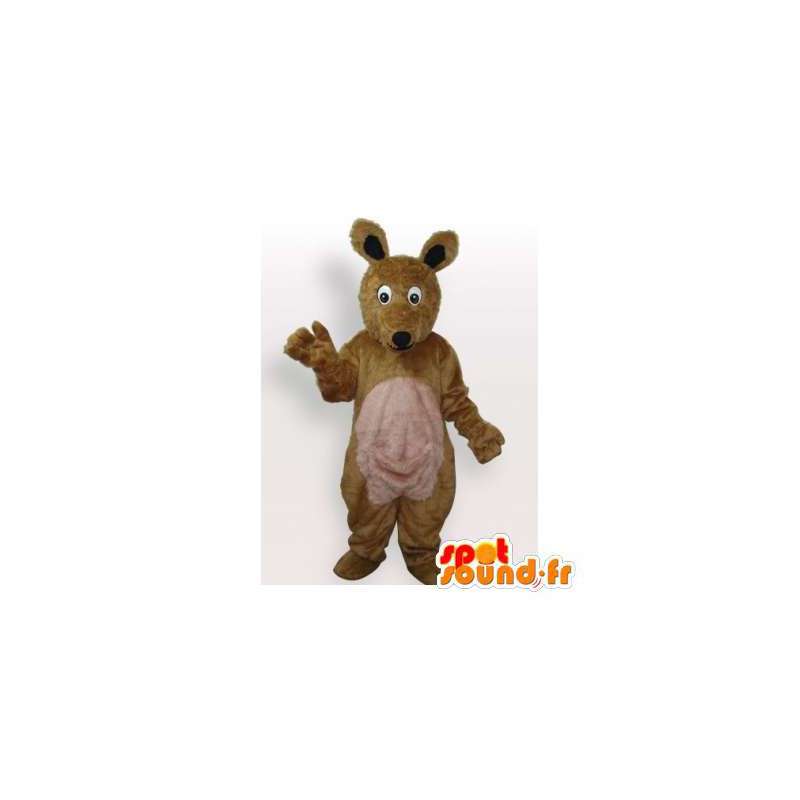 Mascot rata marrón. Rata de vestuario - MASFR006527 - Mascotas