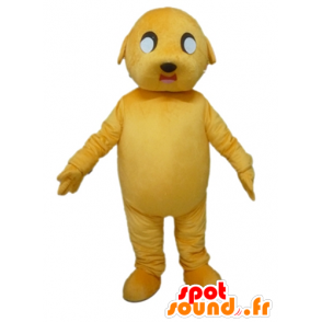 Yellow Dog Mascot, gigantiske og imponerende - MASFR22809 - Dog Maskoter