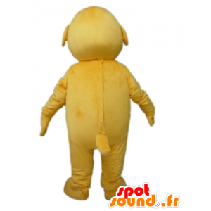 Yellow Dog Mascot, riesige und beeindruckende - MASFR22809 - Hund-Maskottchen