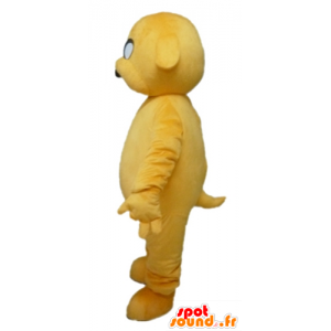 Mascotte de chien jaune, géant et impressionnant - MASFR22809 - Mascottes de chien