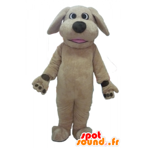 Mascot grosso cane marrone, completamente personalizzabile - MASFR22819 - Mascotte cane