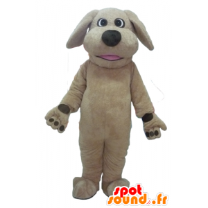 Mascotte de grand chien marron, entièrement personnalisable - MASFR22819 - Mascottes de chien