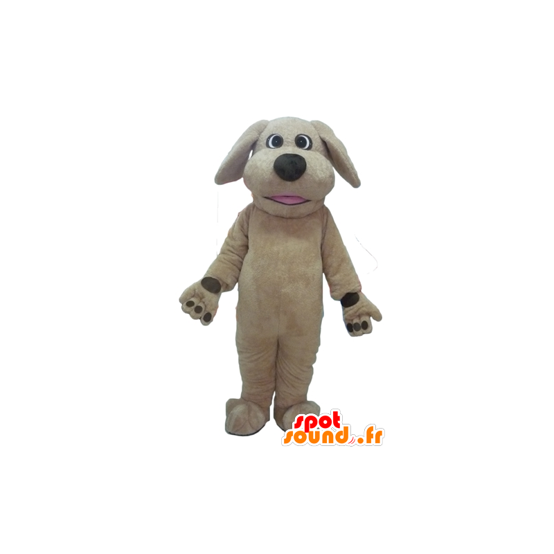 Mascotte de grand chien marron, entièrement personnalisable - MASFR22819 - Mascottes de chien