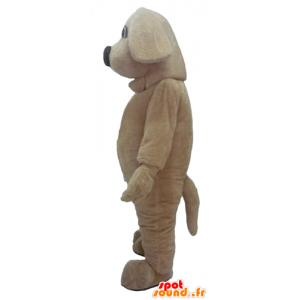 完全にカスタマイズ可能な大きな茶色の犬のマスコット-MASFR22819-犬のマスコット