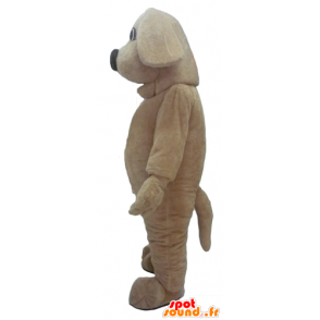 Mascotte grote bruine hond, volledig klantgericht - MASFR22819 - Dog Mascottes