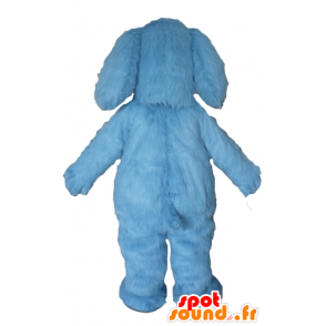 Blue Dog Mascot, todo peludo, impressionante - MASFR22820 - Mascotes cão