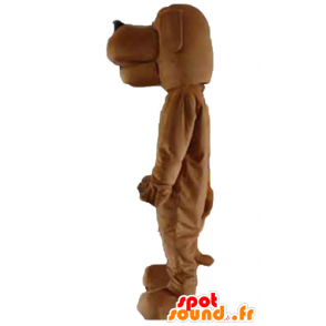 Brown Hund Maskottchen, mit einem freundlichen Luft - MASFR22826 - Hund-Maskottchen