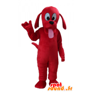 Rød hund maskot, Clifford, berømt hund - Spotsound maskot