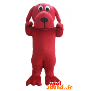 Maskotti iso punainen koira, jättiläinen Clifford - MASFR22836 - koira Maskotteja