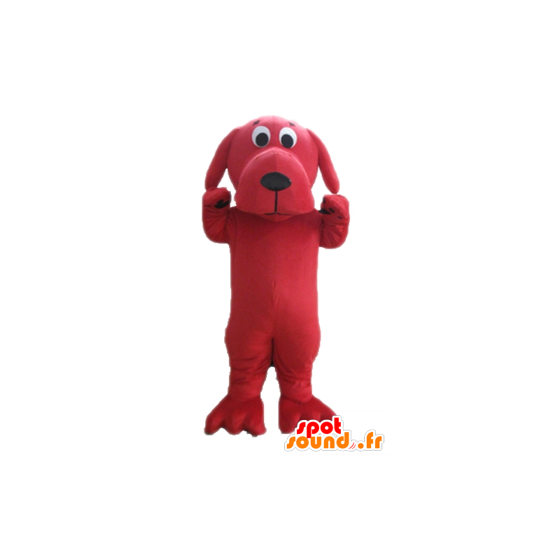 Mascotte grande cane rosso, gigante Clifford - MASFR22836 - Mascotte cane