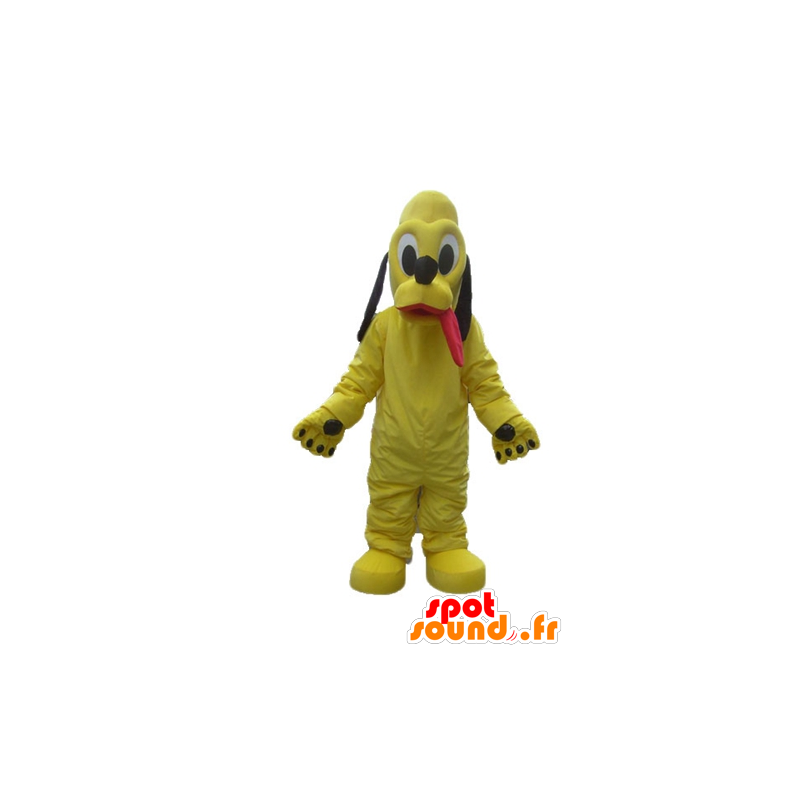 Yellow Dog Mascot, Pluto, Mickey kuuluisa kumppani - MASFR22837 - Mikki Hiiri Maskotteja