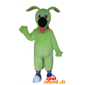 Mascot grosso cane giallo, molto carino e accattivante - MASFR22840 - Mascotte cane