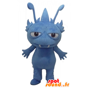 Mascot blaues Monster, fantastische Kreatur, gnome - MASFR22873 - Monster-Maskottchen