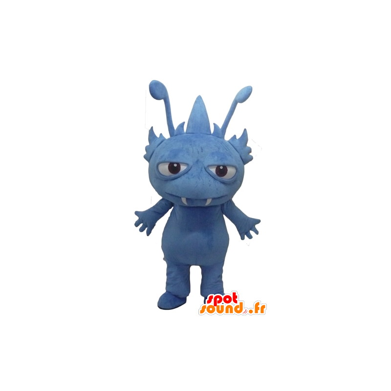 Mascot blauw monster, fantasie schepsel, gnoom - MASFR22873 - mascottes monsters