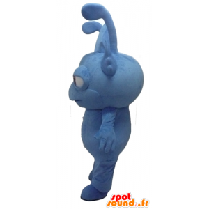 Mascot blaues Monster, fantastische Kreatur, gnome - MASFR22873 - Monster-Maskottchen