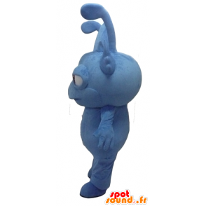 Mascot blue monster, fantastic creature, gnome - MASFR22873 - Monsters mascots