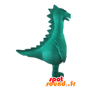Mascot iso vihreä dinosaurus, ja Denver, viimeinen dinosaurus - MASFR22880 - Dinosaur Mascot