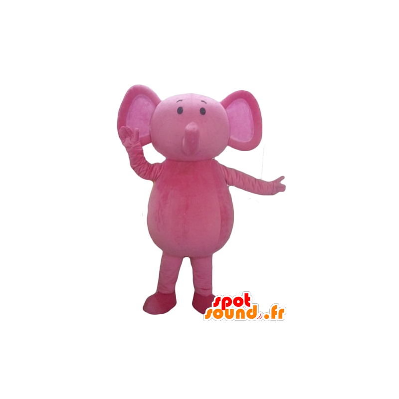 Mascot Pink Elephant, fullt tilpass - MASFR22900 - Elephant Mascot