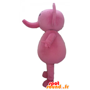 Maskot Pink Elephant, plně přizpůsobitelný - MASFR22900 - slon Maskot