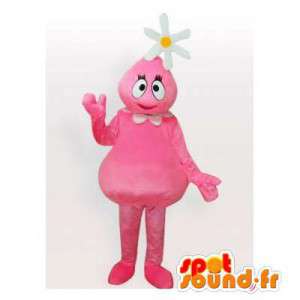 Mascot chica Barbapapa personaje de dibujos animados - MASFR006538 - Chicas y chicos de mascotas