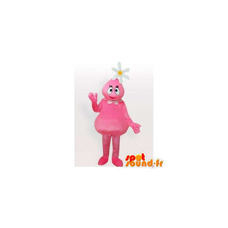 Mascot chica Barbapapa personaje de dibujos animados - MASFR006538 - Chicas y chicos de mascotas