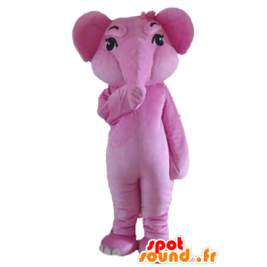 Maskot Pink Elephant, Giant a plně přizpůsobitelný - MASFR22912 - slon Maskot