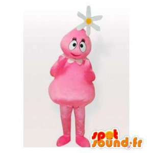 Mascot chica Barbapapa personaje de dibujos animados - MASFR006538 - Chicas y chicos de mascotas