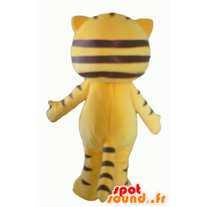 Mascota Gato amarillo y negro, con ojos grandes - MASFR22933 - Mascotas gato