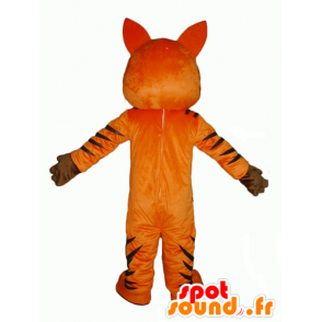 La mascota de color naranja y negro tigre rugiendo - MASFR22934 - Mascotas de tigre