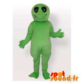 Mascotte groene schildpad zonder shell. reptiel Costume - Mascottes van de schildpad - MASFR006540 - SpotSound.fr