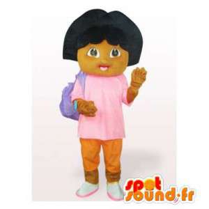 Dora mascot. Dora the Explorer Costume - MASFR006542 - Mascots Dora and Diego