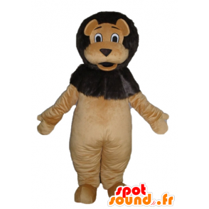 Mascot marrom e leão-preto, gigante, doce e bonito - MASFR22962 - Mascotes leão