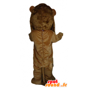 Mascotte de lion marron, géant et très réussi - MASFR22965 - Mascottes Lion