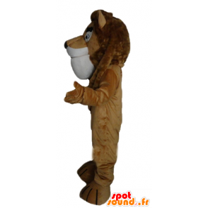 Brown lion mascot, giant and very successful - MASFR22965 - Lion mascots