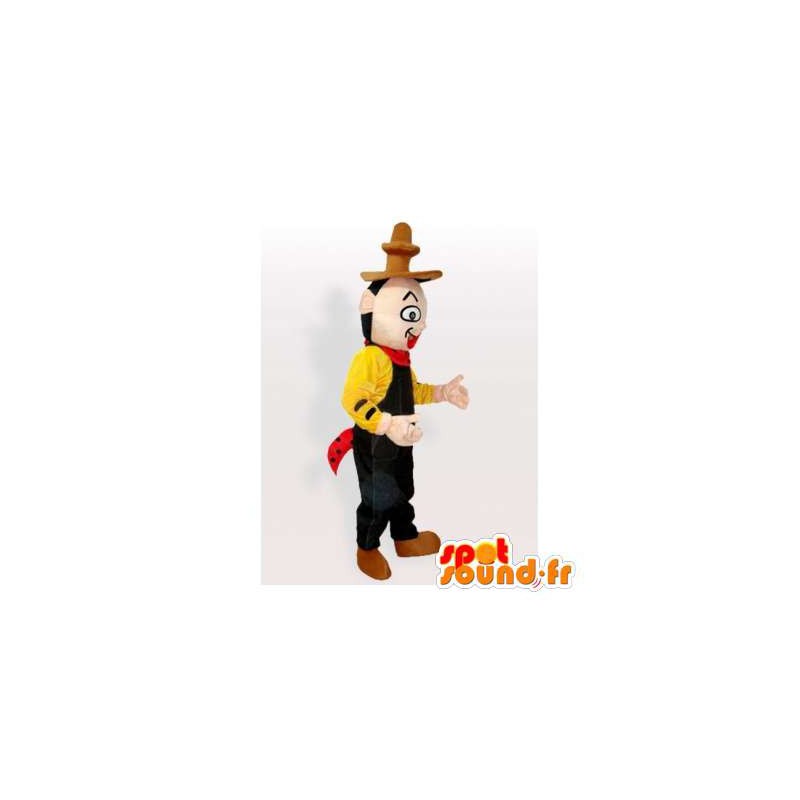 Lucky Luke maskot. Cowboy kostume - Spotsound maskot kostume