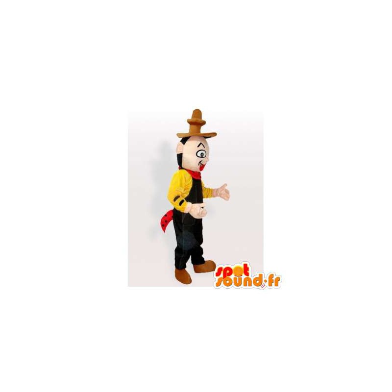 Mascot Lucky Luke. Cowboy costume - MASFR006543 - Umani mascotte