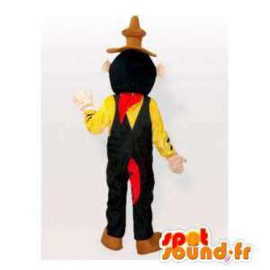 Lucky Luke mascotte - Cowboykostuum