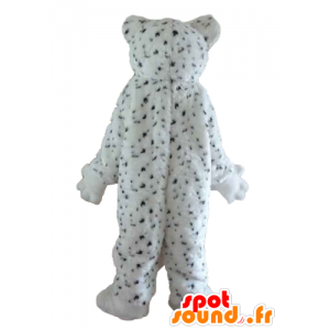 Mascota Tigre blanco, peludo, manchado de negro - MASFR22972 - Mascotas de tigre