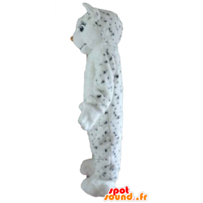 Mascota Tigre blanco, peludo, manchado de negro - MASFR22972 - Mascotas de tigre