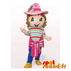 Mascot Emily Erdbeer. Emily Erdbeer-Kostüm - MASFR006544 - Obst-Maskottchen