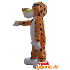 Laranja mascote do tigre, branco e preto, divertimento e colorido - MASFR22982 - Tiger Mascotes