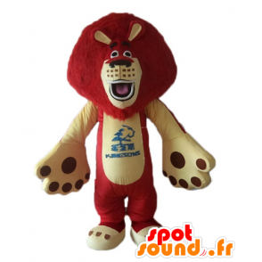 Alex mascotte, leone famoso cartone animato Madagascar - MASFR22987 - Famosi personaggi mascotte